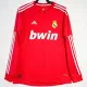 2011/2012 RMA Away Red Long Sleeve Retro Soccer Jersey (长袖)