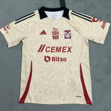 24/25 Tigres UANL Beige Special Edition Fans Soccer Jersey