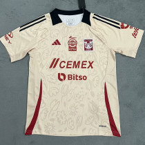 24/25 Tigres UANL Beige Special Edition Fans Soccer Jersey