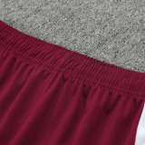 24/25  Bayern Bordeaux  Kids Half Pull Tracksuit  (童装、半拉链)
