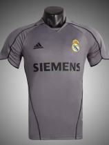 2005/2006 RMA Third Grey Retro Soccer Jersey