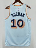 24/25 Sa Spurs SOCHAN #10 City Edition Top Quality Hot Pressing NBA Jersey