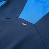 24/25  Porto Stone Blue Half Pull Tracksuit  (石青色、半拉链)