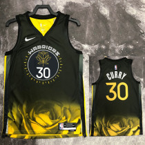 22/23 WARRIORS CURRY #30 Black City Edition Top Quality Hot Pressing NBA Jersey