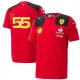 2023 Ferrari #55 Red Racing Suit (圆领)