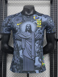 2024 Brazil Grey Special Edition Player Version Soccer Jersey