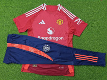 24/25 Man Utd  Home Player Version Suit Soccer Jersey