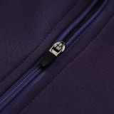 24/25  England  Blue Purple Half Pull Tracksuit  (半拉链)