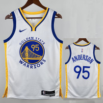 22/23 WARRIORS ANDERSON # 95 White Top Quality Hot Pressing NBA Jersey(V领)