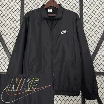 2024 New NK Black Windbreaker(后背带彩字、彩标）