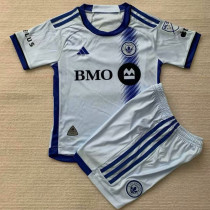 24/25 Montreal FC Away Kids Soccer Jersey (带章）