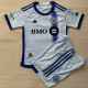 24/25 Montreal FC Away Kids Soccer Jersey (带章）