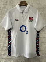 24/25 England White T-Shirts Rugby Jersey