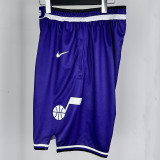 23/24 Jazz  Purple City Edition Top Quality NBA Pants（城市版）