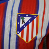 24/25  ATM Home Player Version Long sleeve Soccer Jersey(长袖）