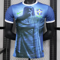 24/25 Brazil Royal Blue Special Edition Player Version Soccer Jersey