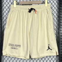 24/25 JOR Yellow Cotton shorts(003、前小英文标、全棉)