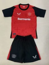 24/25 LeverKusen Home Kids Soccer Jersey