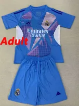 24/25 RMA Sky Blue Goalkeeper Suit Fans  Soccer Jersey（成人）