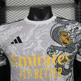 24/25 RMA White Black Dragon Special Edition Player Version Soccer Jersey