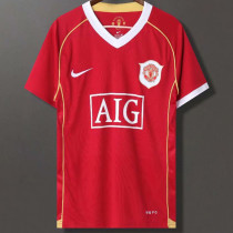 2006/2007 Man Utd Home Retro Soccer Jersey