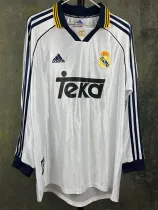 1998/2000 RMA Home Long Sleeve Retro Soccer Jersey (长袖)