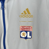 23/24 Lyon Blue & White Double Sided Windbreaker (双面风衣)