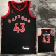 22/23 RAPTORS SIAKAM #43 Black red Top Quality Hot Pressing NBA Jersey (Trapeze Edition)
