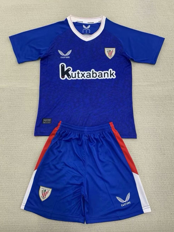 24/25 Bilbao  Away Kids Soccer Jersey
