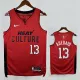 24/25 HEAT ADEBAYO # 13 Red Top Quality Hot Pressing Retro NBA Jersey