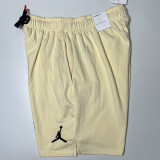 24/25 JOR Yellow Cotton shorts(003、前小英文标、全棉)