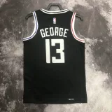 22/23 Clippers GEORGE #13 Black City Edition Top Quality Hot Pressing NBA Jersey