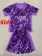 24/25  PSG Purple Goalkeeper Kids Soccer Jersey(儿童）