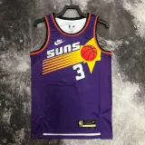 22/23 SUNS PAUL #3 Purple Top Quality Hot Pressing NBA Jersey (Retro Logo)