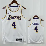 22/23 LAKERS KNEGHT#4 White Top Quality Hot Pressing NBA Jersey