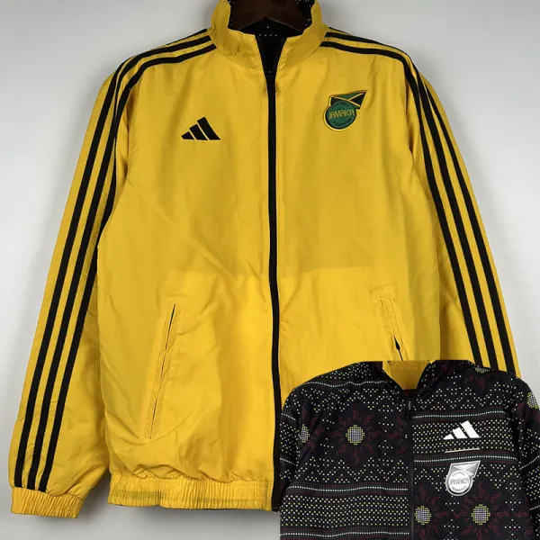 23/24 Jamaica Yellow & Black Double Sided Windbreaker (双面风衣)
