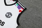 24/25 Man Utd White Tank top and shorts suit