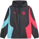 24/25  Man City Black Hooded Windbreaker