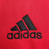 2019/2020 Man Utd Home  Long Sleeve  Retro Soccer Jersey(长袖）