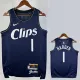 23/24 CLIPPERS HARDEN #1 Dark blue City Edition Top Quality Hot Pressing NBA Jersey