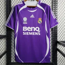 2006/2007 RMA Purple Retro Soccer Jersey