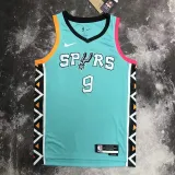 22/23 Sa Spurs PARKER #9 Blue City Edition Top Quality Hot Pressing NBA Jersey