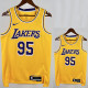 Lakers ANDERSON # 95 Yellow Top Quality Hot Pressing NBA Jersey