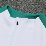 24/25 Portugal  White Half Pull Tracksuit (半拉链)