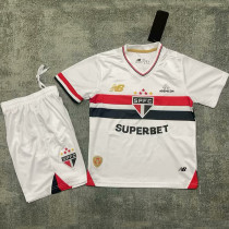 25/26 Sao Paulo Home Kids Soccer Jersey