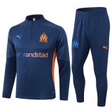 24/25 Marseille Royal Blue Half Pull Tracksuit  (宝蓝、半拉链)