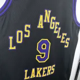 22/23 LAKERS BROWNIES # 9 Black City EditionTop Quality Hot Pressing NBA Jersey(城市黑、圆领)
