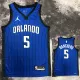 22/23 Magic BANCHERO #5 Royal blue Top Quality Hot Pressing NBA Jersey (Trapeze Edition)