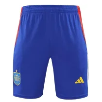 24/25 Spain Blue Training Shorts Pants(红边）
