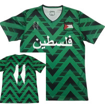 2024 Palestine Green Retro Edition  Soccer Jersey(背带图）